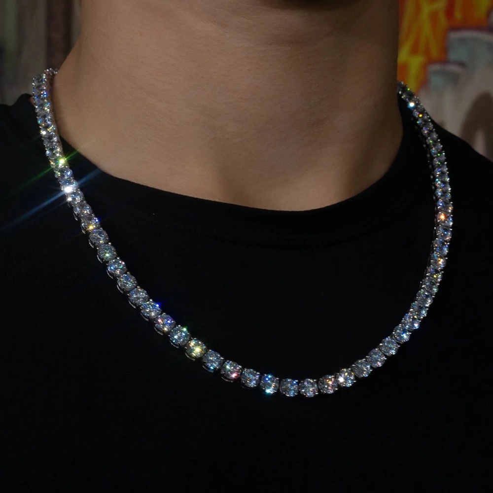 Stainless steel tennis chain